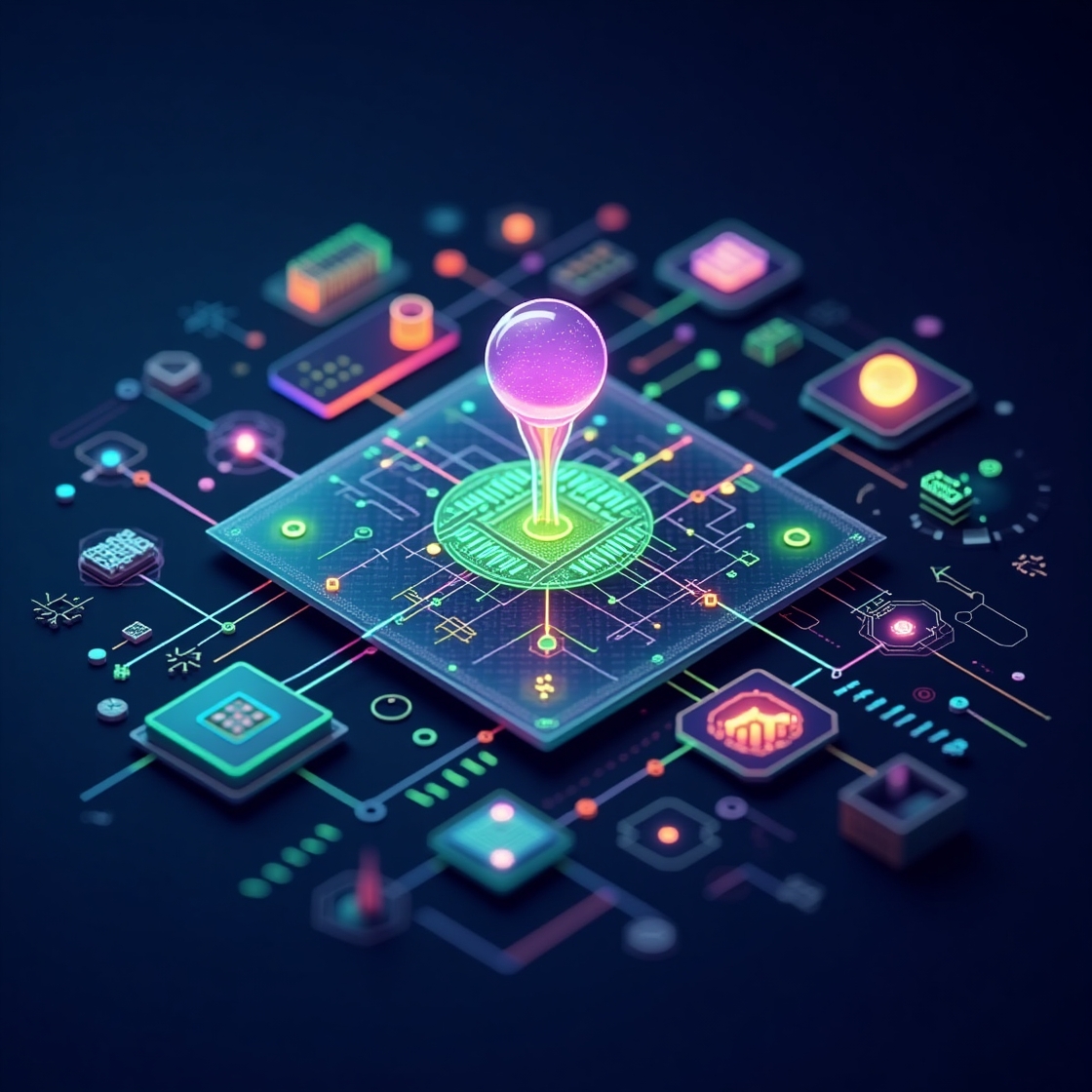 A simple visualization of how information flows in an organization